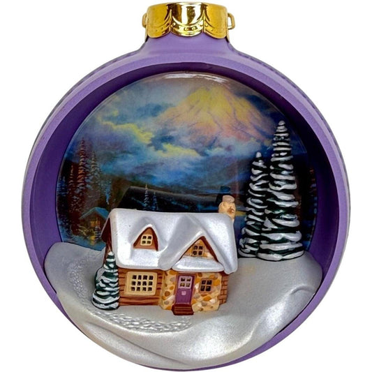 1997 The Warmth of Home Hallmark Ornament (Thomas Kinkade, Painter of Light) QXI7545