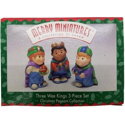 1997 Three Wee Kings 3-Piece Set Hallmark Ornament (Nativity) QFM8692