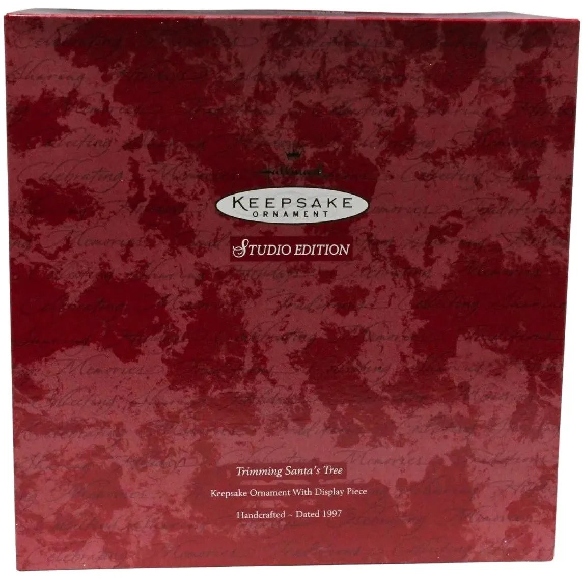 1997 Trimming Santa's Tree Hallmark Ornament (Christmas Tree) QXC5175