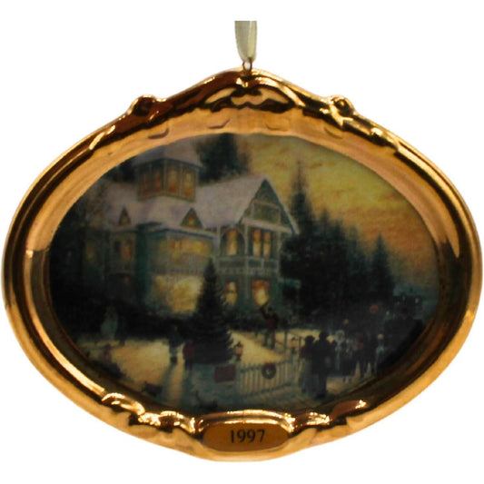 1997 Victorian Christmas Hallmark Ornament (Thomas Kinkade) QXI6135