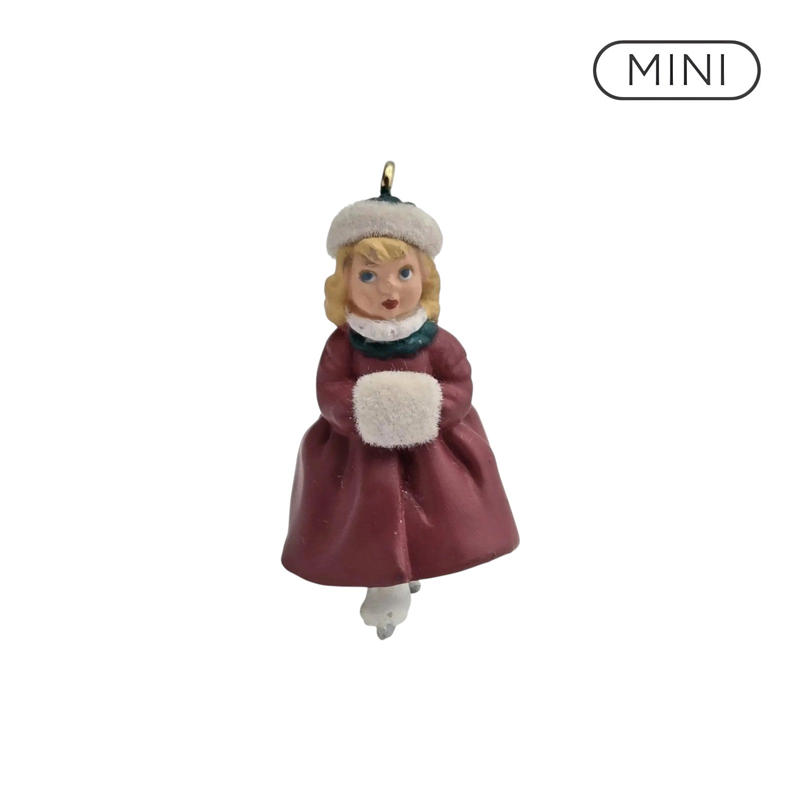 1997 Victorian Skater Hallmark Ornament (Skating) QXM4305 Image1