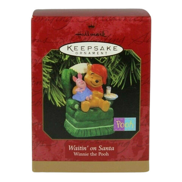 1997 Waitin' on Santa Hallmark Ornament (Winnie the Pooh) QXD6365