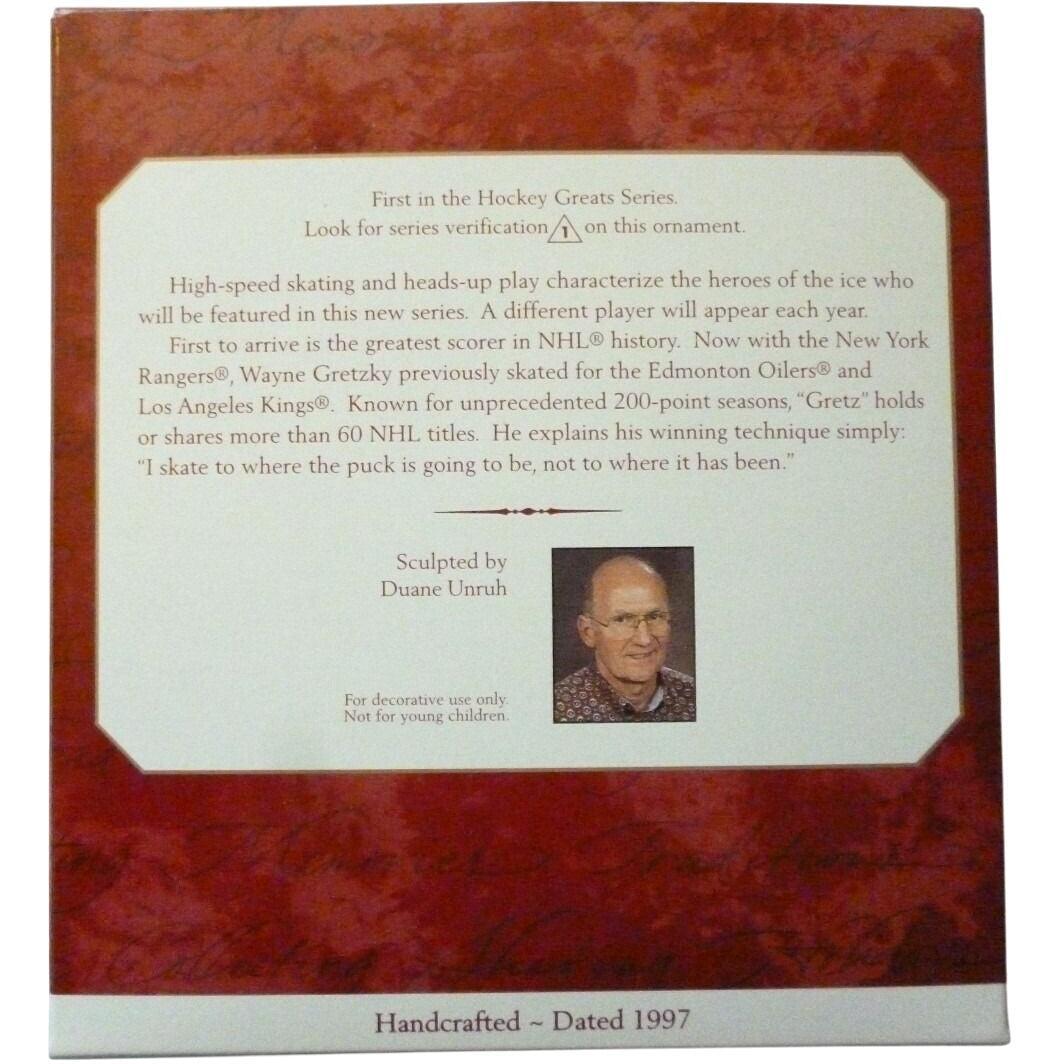 1997 Wayne Gretzky Hallmark Ornament (Hockey Greats) QXI6275