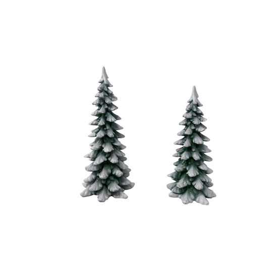 1997 “Wintergreen Pines Set of 2” – Village Accessories Series Department 56 Item #52661 Image1