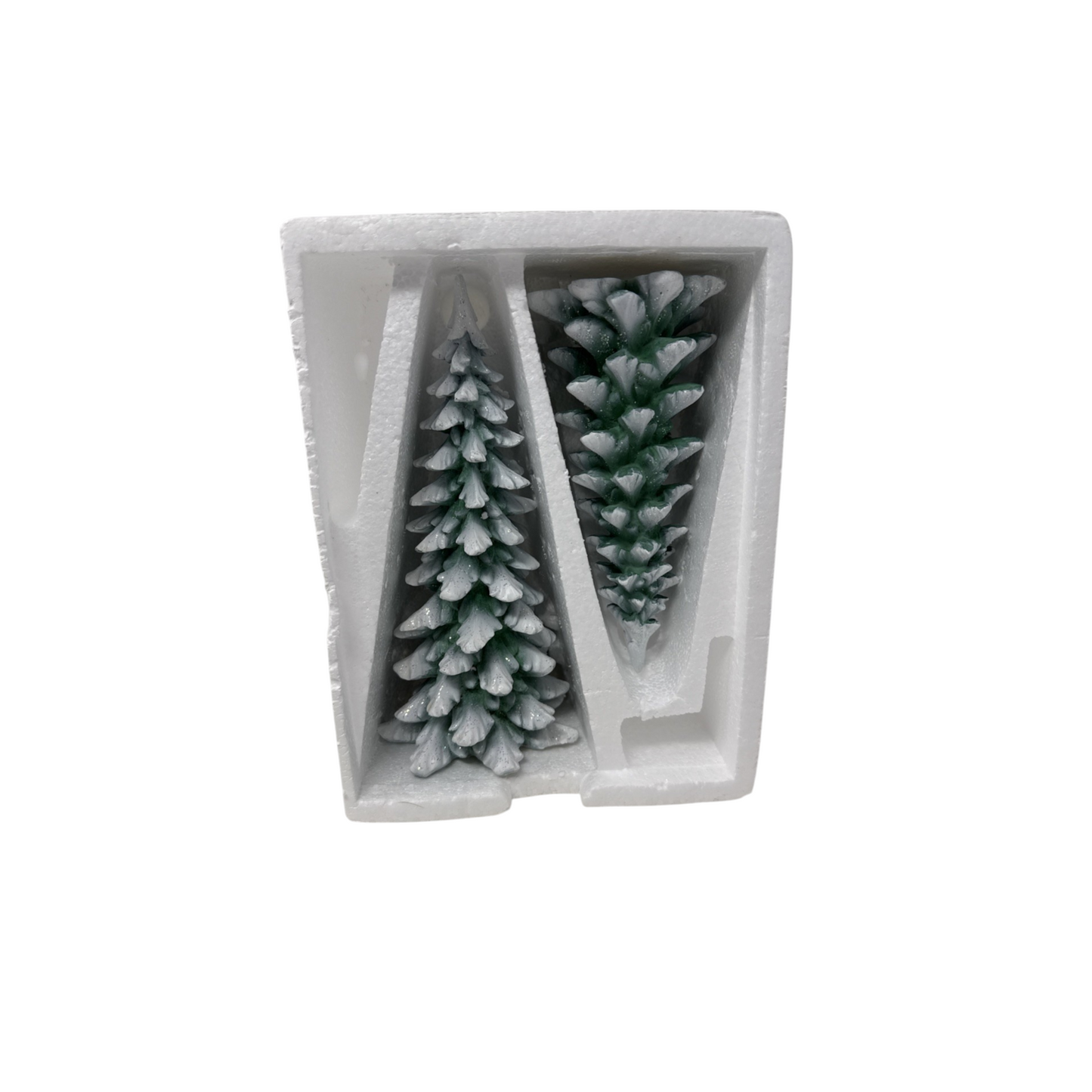 1997 “Wintergreen Pines Set of 2” – Village Accessories Series Department 56 Item #52661 Image4