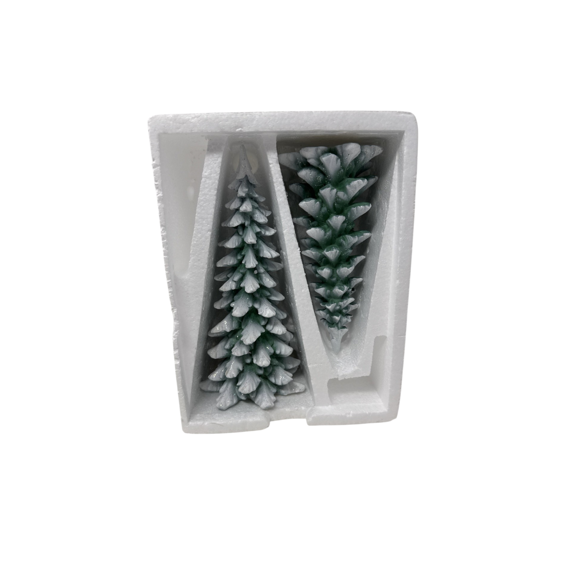 1997 “Wintergreen Pines Set of 2” – Village Accessories Series Department 56 Item #52661 Image4
