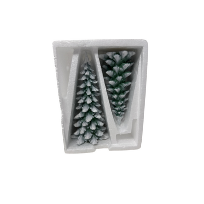 1997 “Wintergreen Pines Set of 2” – Village Accessories Series Department 56 Item #52661 Image4