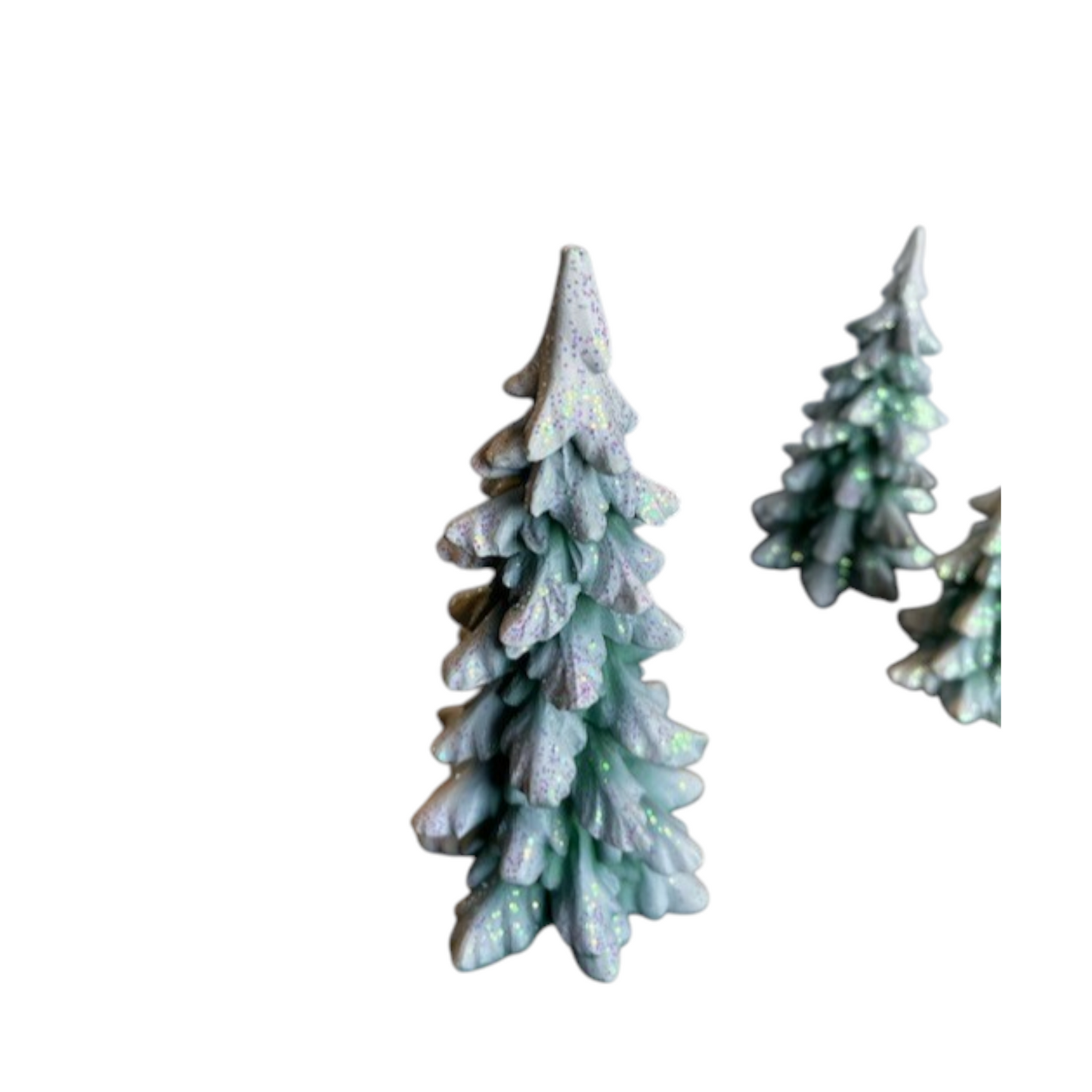 1997 “Wintergreen Pines” Set of 3 – Department 56 Village Accessories – Item #52660 Image4