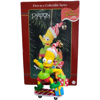 1998 Christmas Cowabunga! Carlton Cards Ornaments (The Simpsons) CXOR-116Y