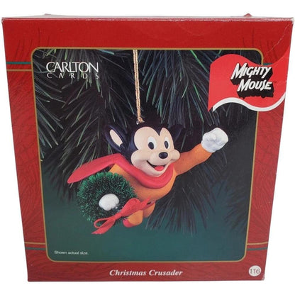 1998 Christmas Crusader - Mighty Mouse Carlton Cards Ornaments (Mouse) CXOR-090Y