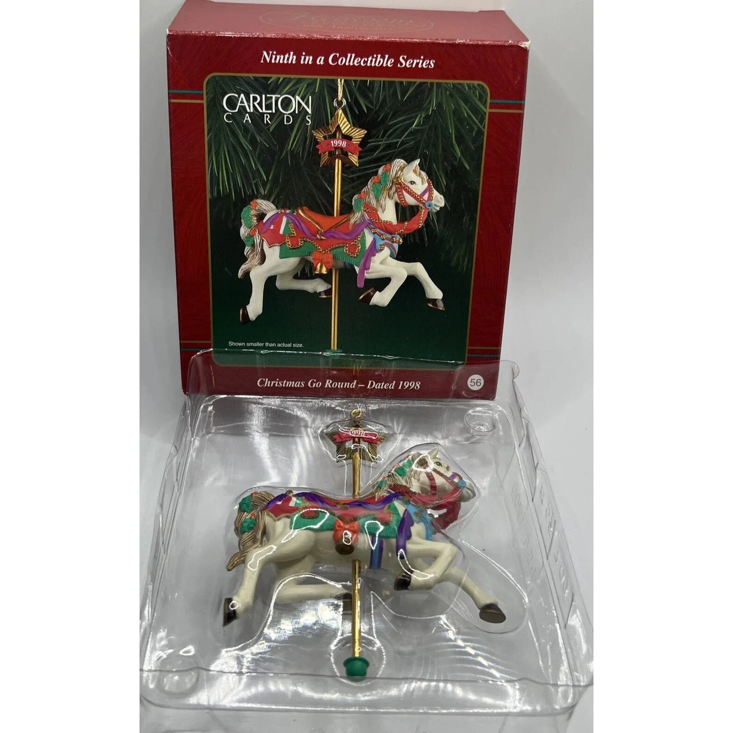 1998 Christmas Go Round Carlton Cards Ornaments (Merry Go Round) CXOR-011Y