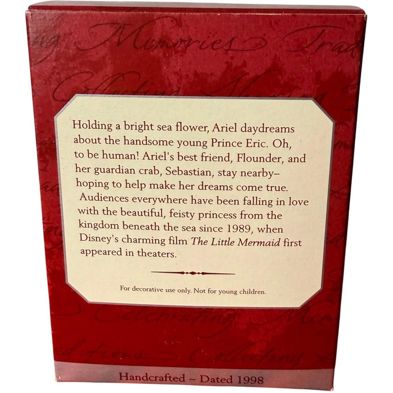 1998 Daydreams Hallmark Ornament (Ariel - The Little Mermaid) QXD4136