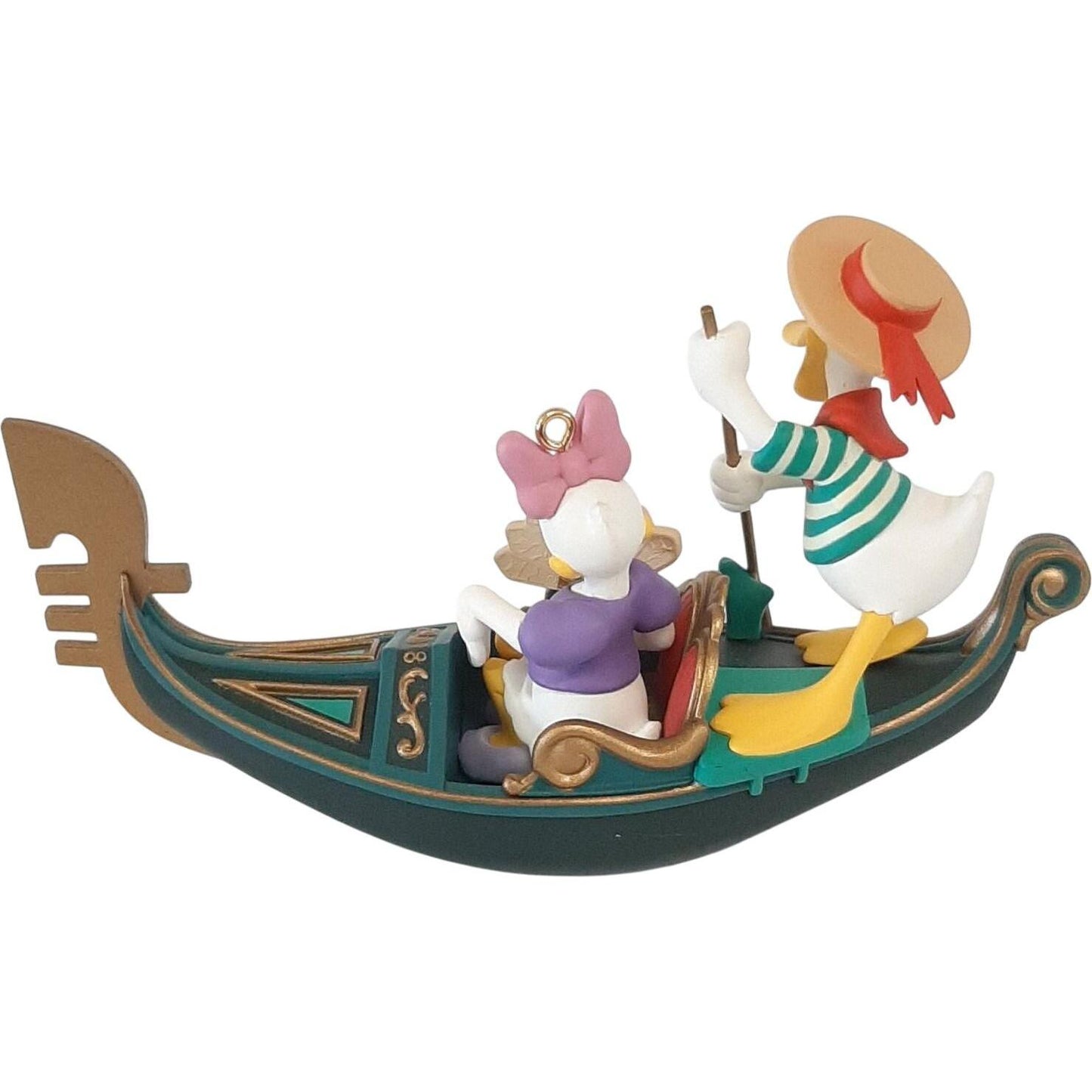 1998 Donald and Daisy in Venice Hallmark Ornament (Romantic Vacations) QXD4103