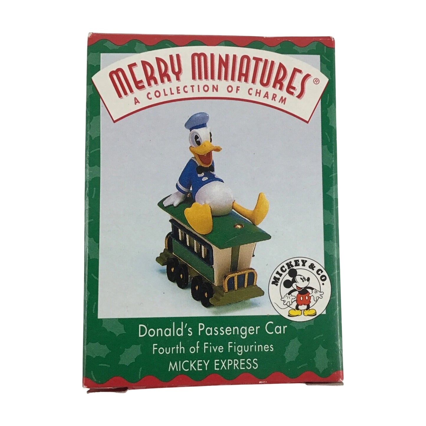 1998 Donald's Passenger Car Hallmark Ornament (Mickey Express) QRP8513