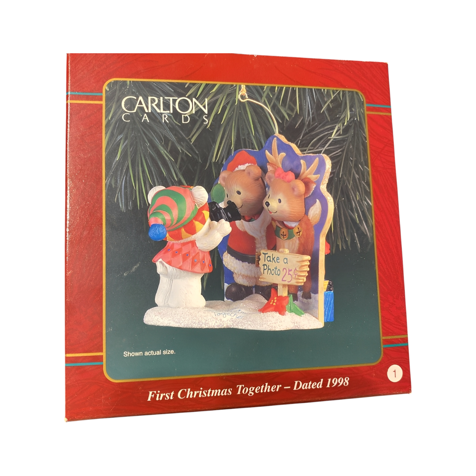 1998 First Christmas Together Carlton Cards Ornaments (Our First Christmas) CXOR-019Y