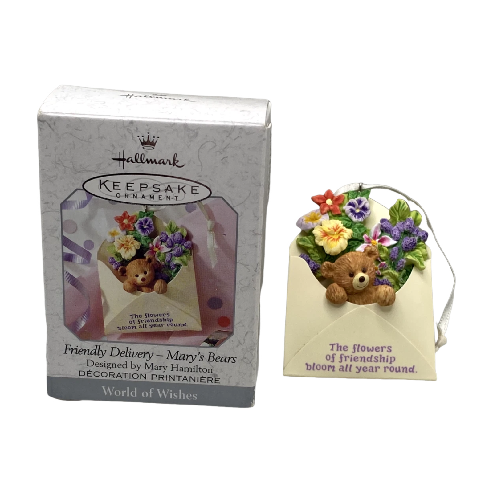 1998 Friendly Delivery - Mary's Bears Hallmark Ornament (Teddy Bear) QEO8419