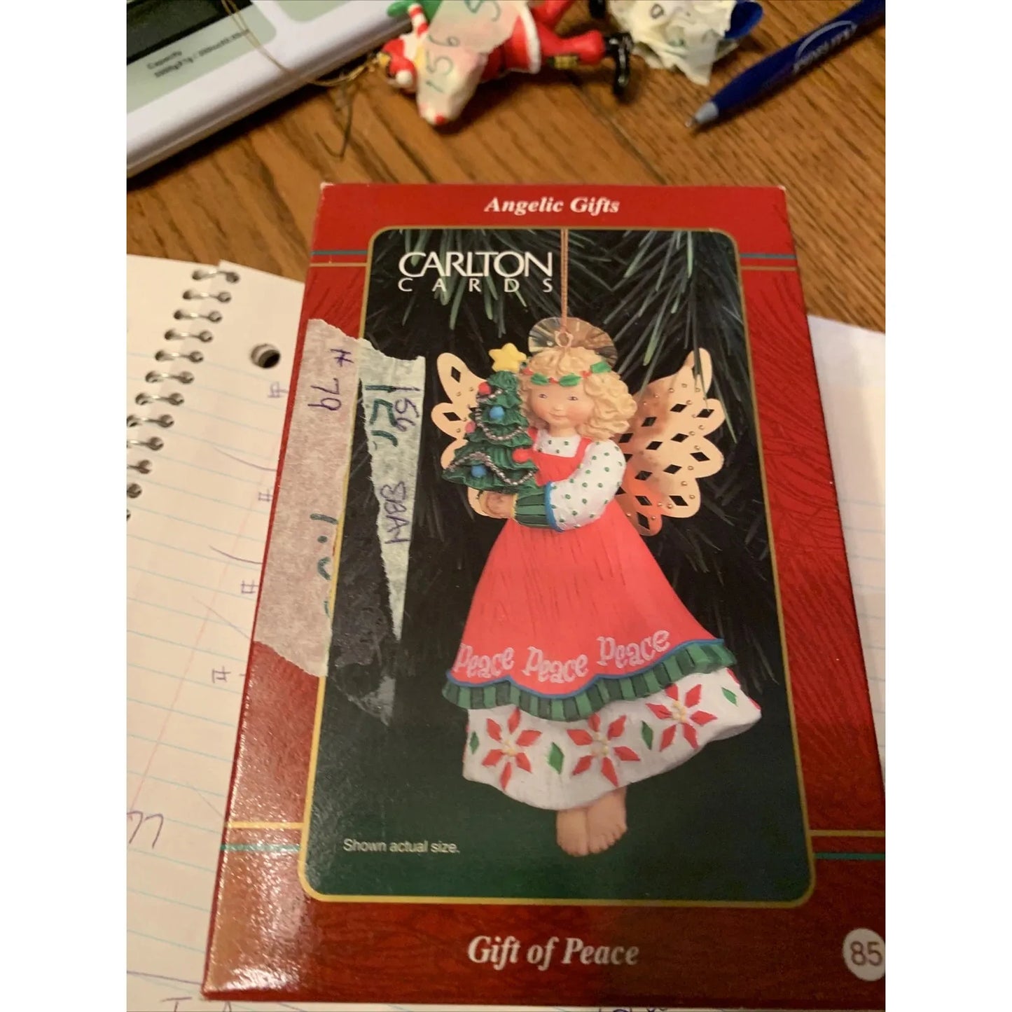 1998 Gift of Peace Carlton Cards Ornaments (Angels) CXOR-100Y