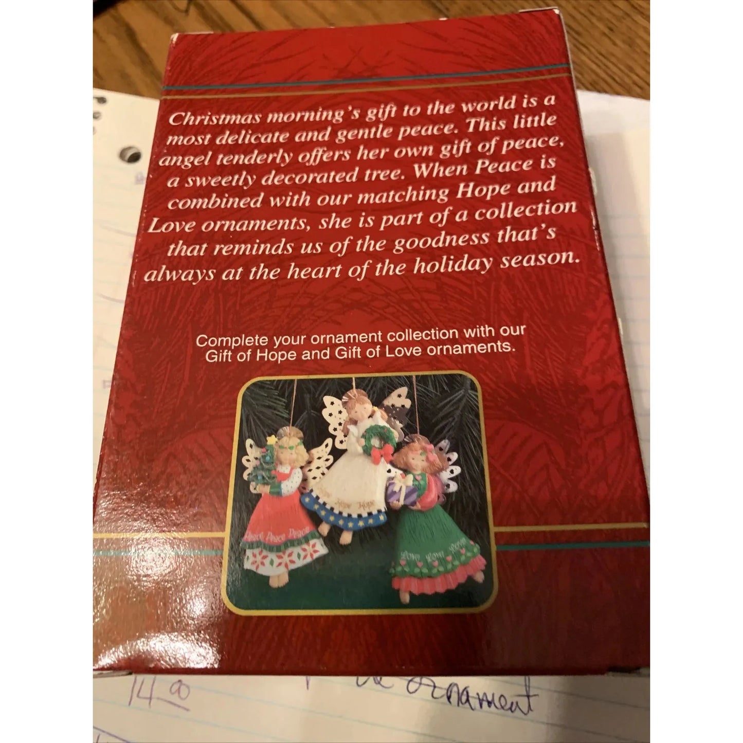 1998 Gift of Peace Carlton Cards Ornaments (Angels) CXOR-100Y