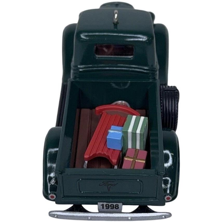 1998 Hallmark Ornament (1937) Ford V-8 Hallmark Ornament (All-American Trucks) QX6263