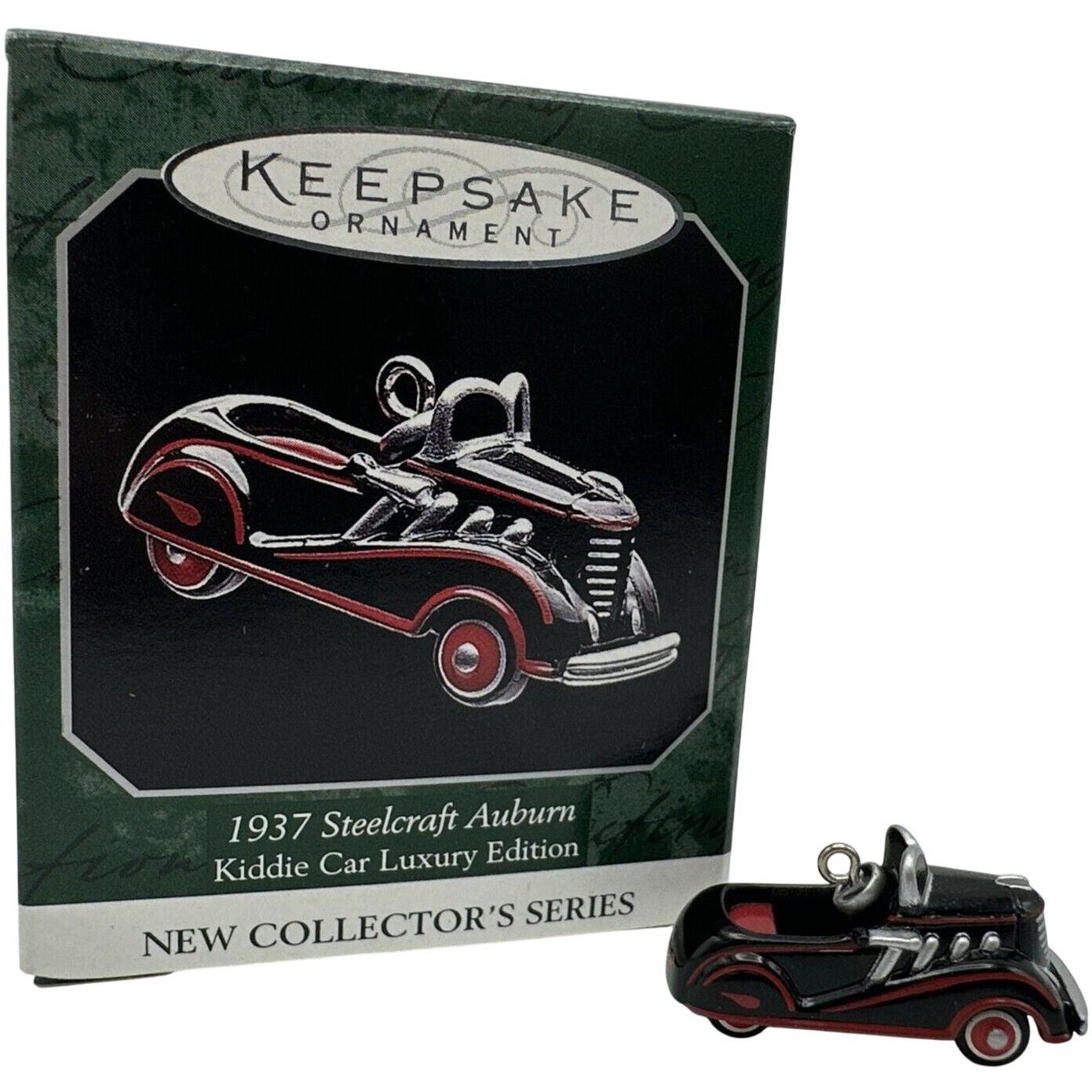 1998 Hallmark Ornament (1937) Steelcraft Auburn Hallmark Ornament (Miniature Kiddie Car Luxury Edition) QXM4143