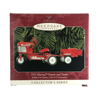 1998 Hallmark Ornament (1955) Murray Tractor and Trailer Hallmark Ornament (Kiddie Car Classics) QX6376