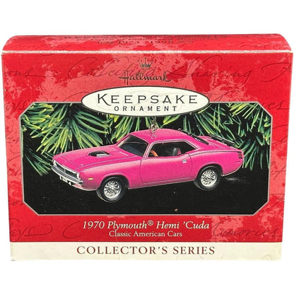 1998 Hallmark Ornament (1970) Plymouth Hemi 'Cuda Hallmark Ornament (Classic American Cars) QX6256