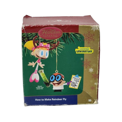1998 How to Make Reindeer Fly - Dexter's Laboratory Carlton Cards Ornaments (Animation) CXOR-095L