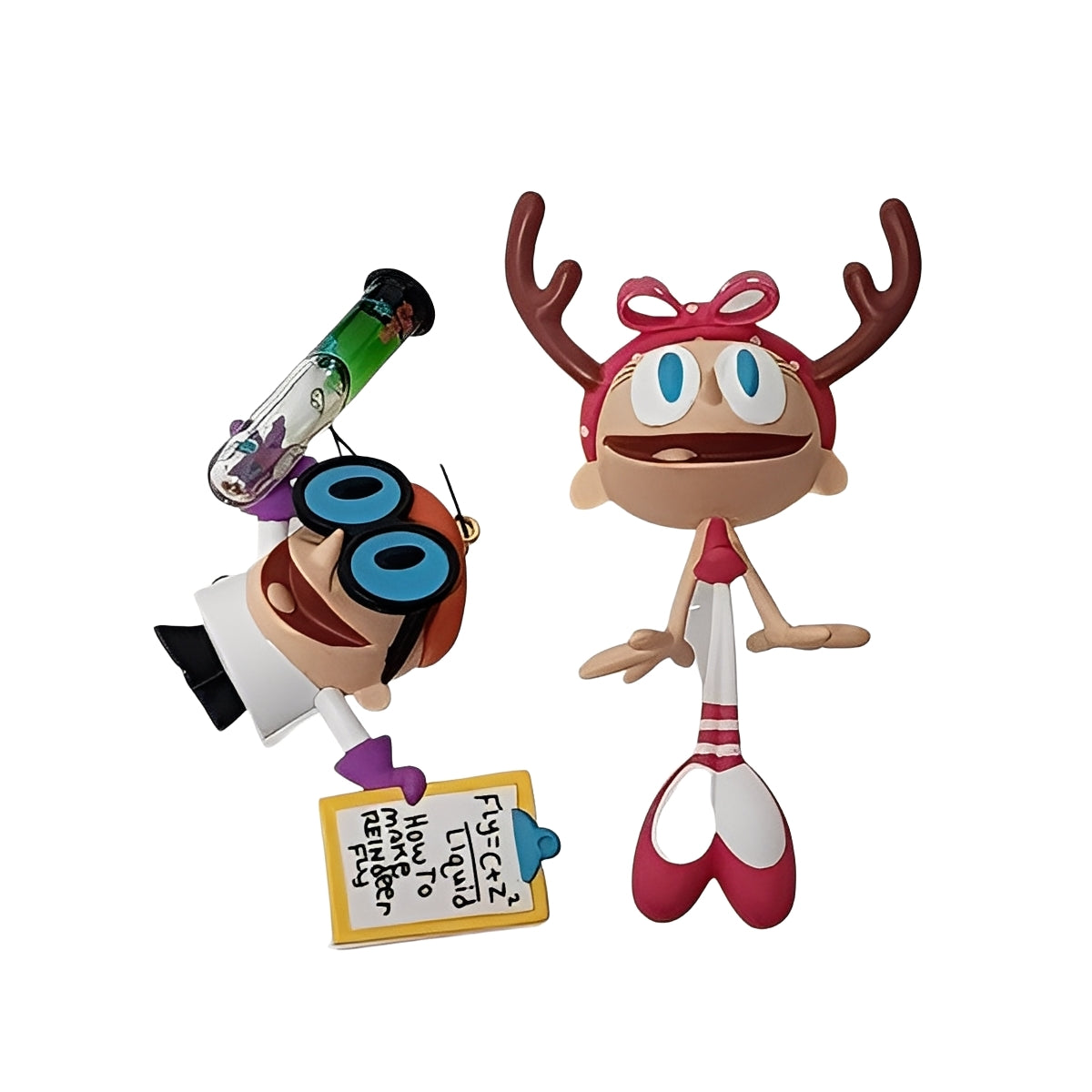 1998 How to Make Reindeer Fly - Dexter's Laboratory Carlton Cards Ornaments (Animation) CXOR-095L