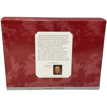 1998 Larry, Moe, and Curly Hallmark Ornament (The Three Stooges) QX6503