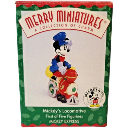 1998 Mickey's Locomotive Hallmark Ornament (Mickey Express) QRP8496
