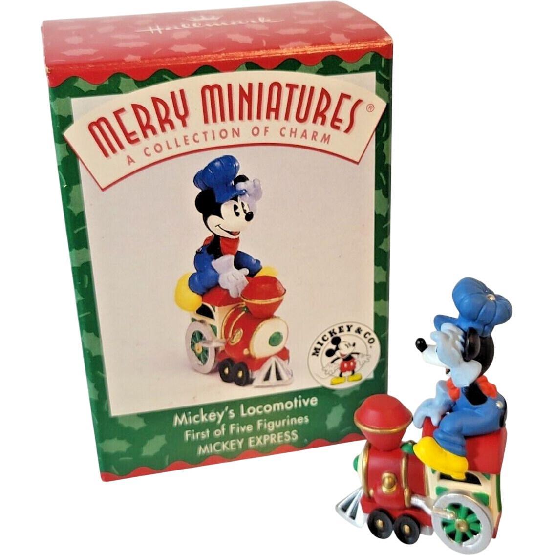 1998 Mickey's Locomotive Hallmark Ornament (Mickey Express) QRP8496