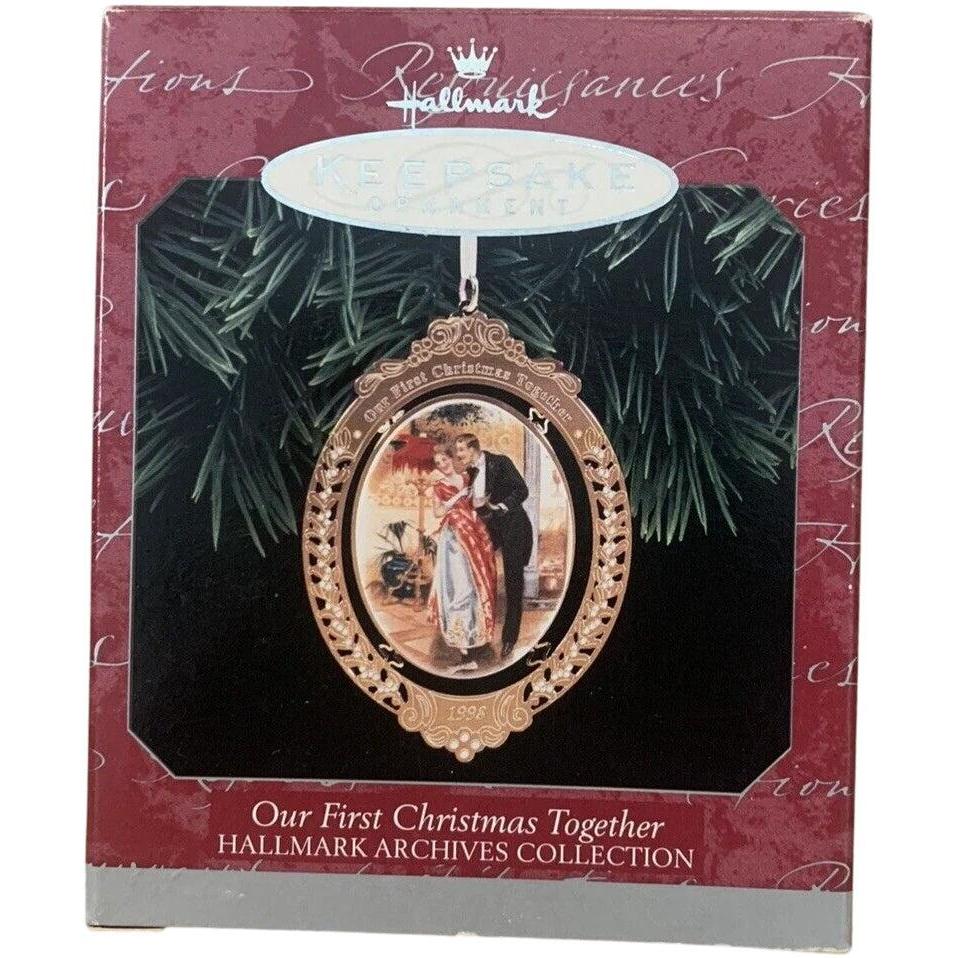 1998 Our First Christmas Together Hallmark Ornament (Our Christmas Together) QX6643
