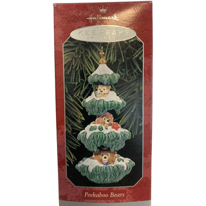 1998 Peekaboo Bears Hallmark Ornament (Teddy Bear) QX6563