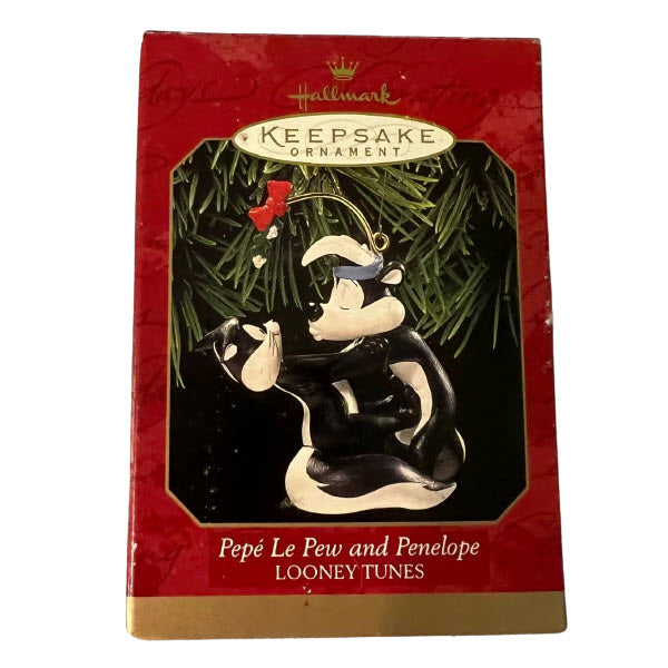 1998 Pepe LePew and Penelope Hallmark Ornament (Looney Tunes) QX6507