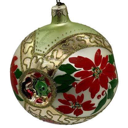 1998 Red Poinsettias Hallmark Ornament (Holiday Traditions) QBG6906