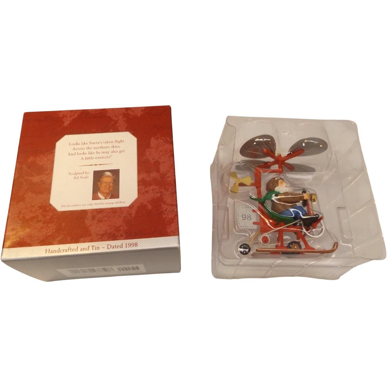 1998 Santa's Flying Machine Hallmark Ornament (Santa Claus) QX6573