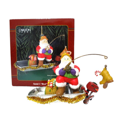 1998 Santa's “Reel” Job Carlton Cards Ornaments (Santa Claus) CXOR-115Y