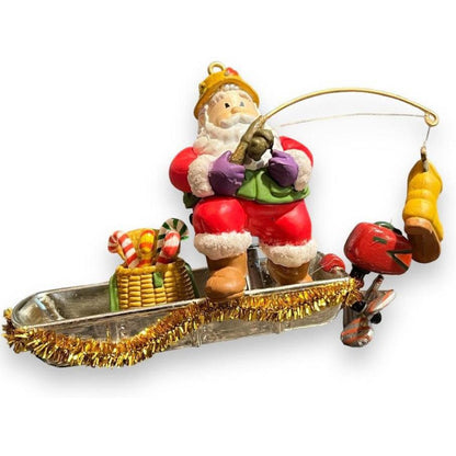 1998 Santa's “Reel” Job Carlton Cards Ornaments (Santa Claus) CXOR-115Y