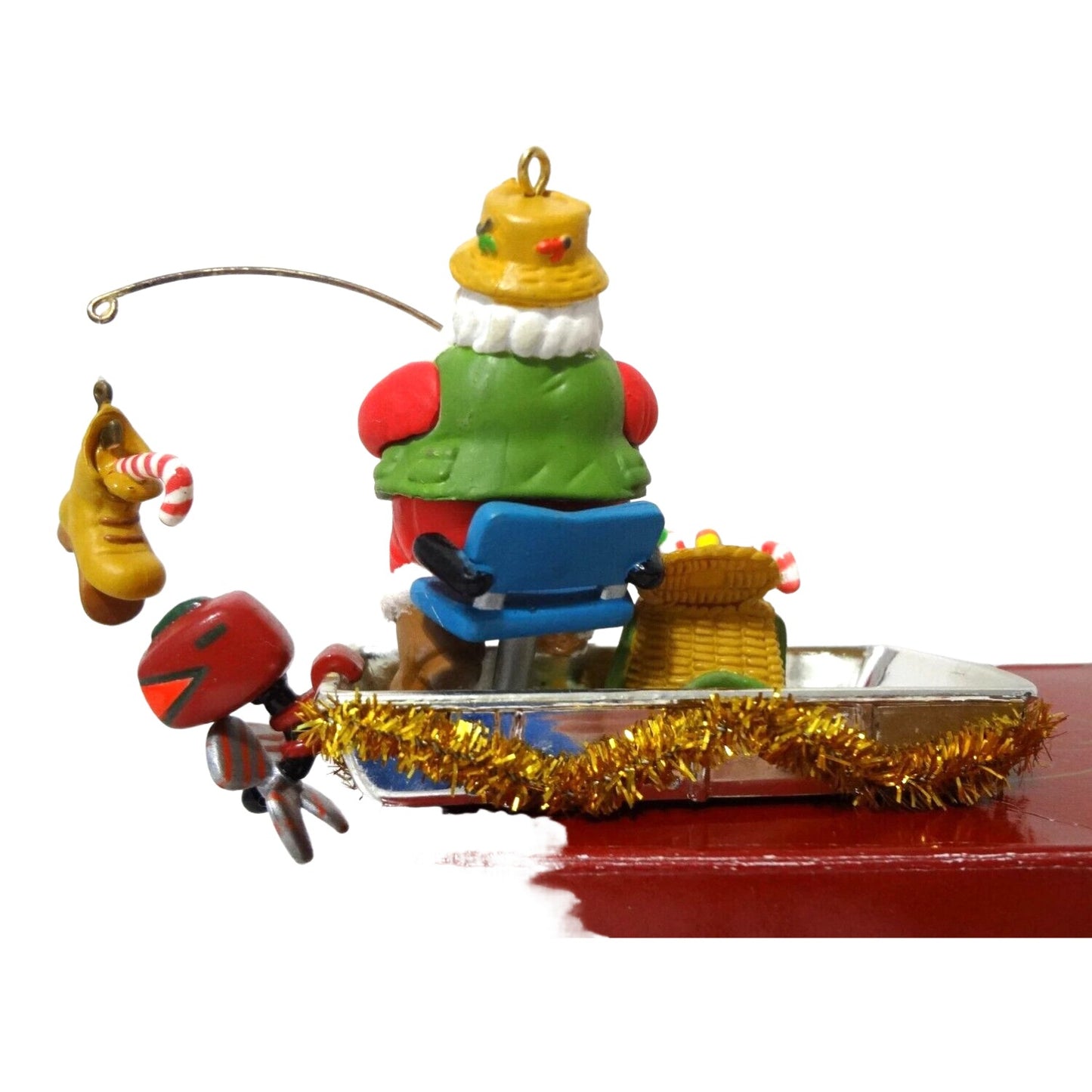 1998 Santa's “Reel” Job Carlton Cards Ornaments (Santa Claus) CXOR-115Y