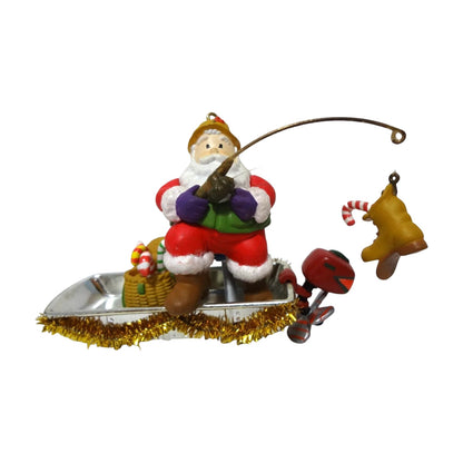 1998 Santa's “Reel” Job Carlton Cards Ornaments (Santa Claus) CXOR-115Y