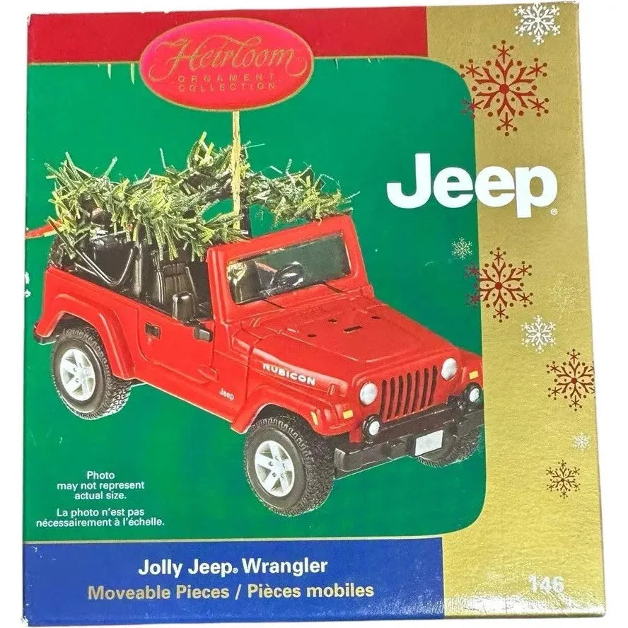 1998 Snow Stopping Us Now! - Jeep Carlton Cards Ornaments (Vehicle) CXOR-092Y