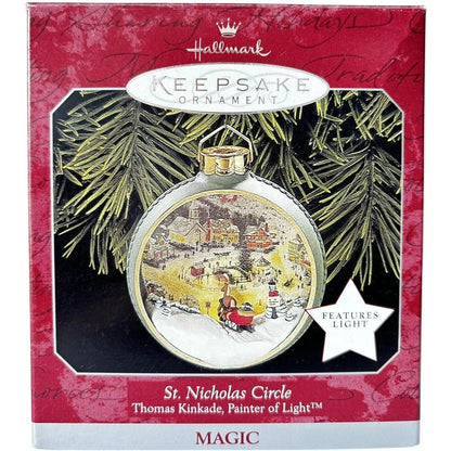 1998 St. Nicholas Circle Hallmark Ornament (Thomas Kinkade) QXI7556