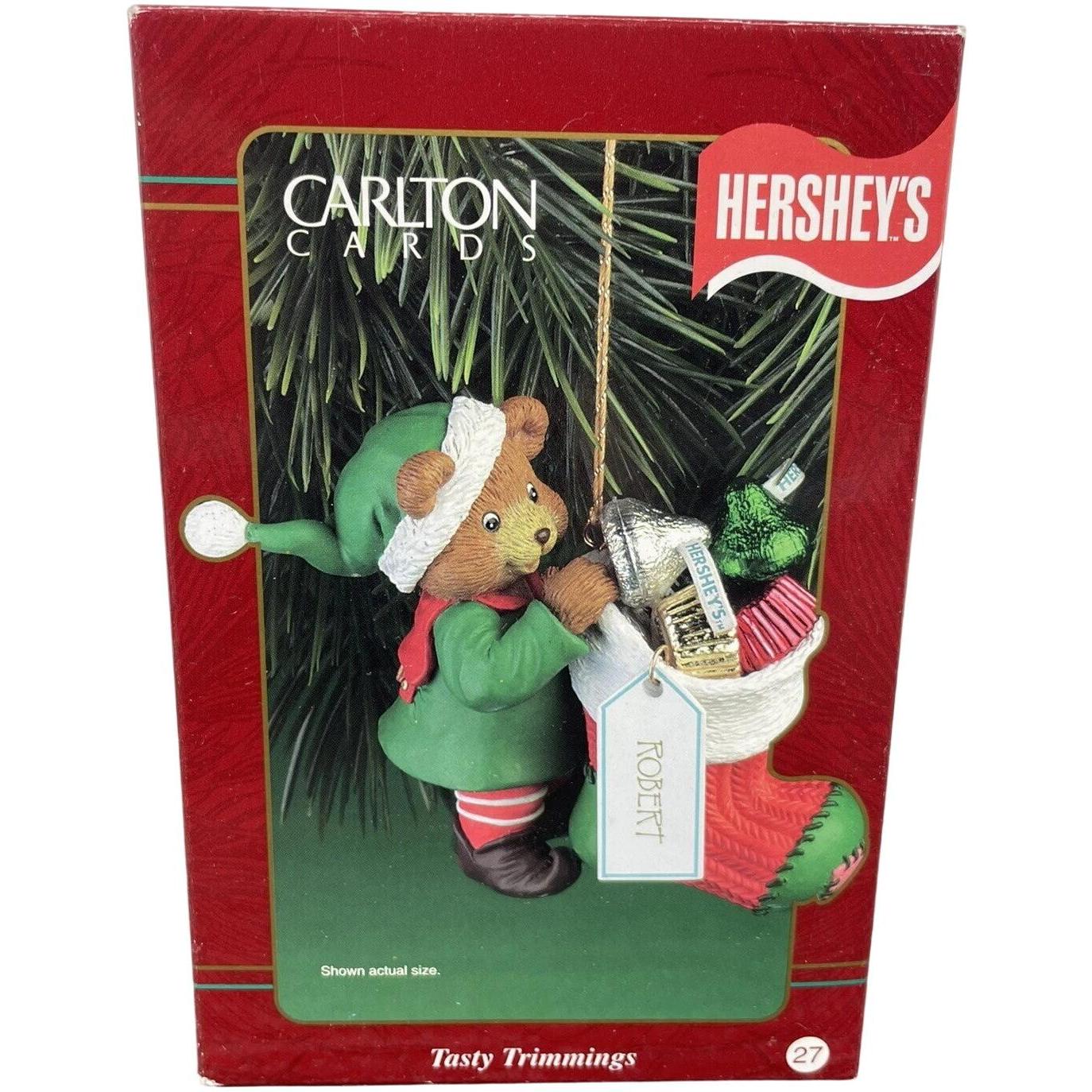 1998 Tasty Trimmings Carlton Cards Ornaments (Hershey's) CXOR-042Y