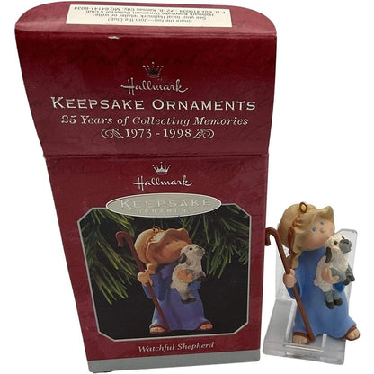 1998 Watchful Shepherd Hallmark Ornament (Shepherd) QX6496