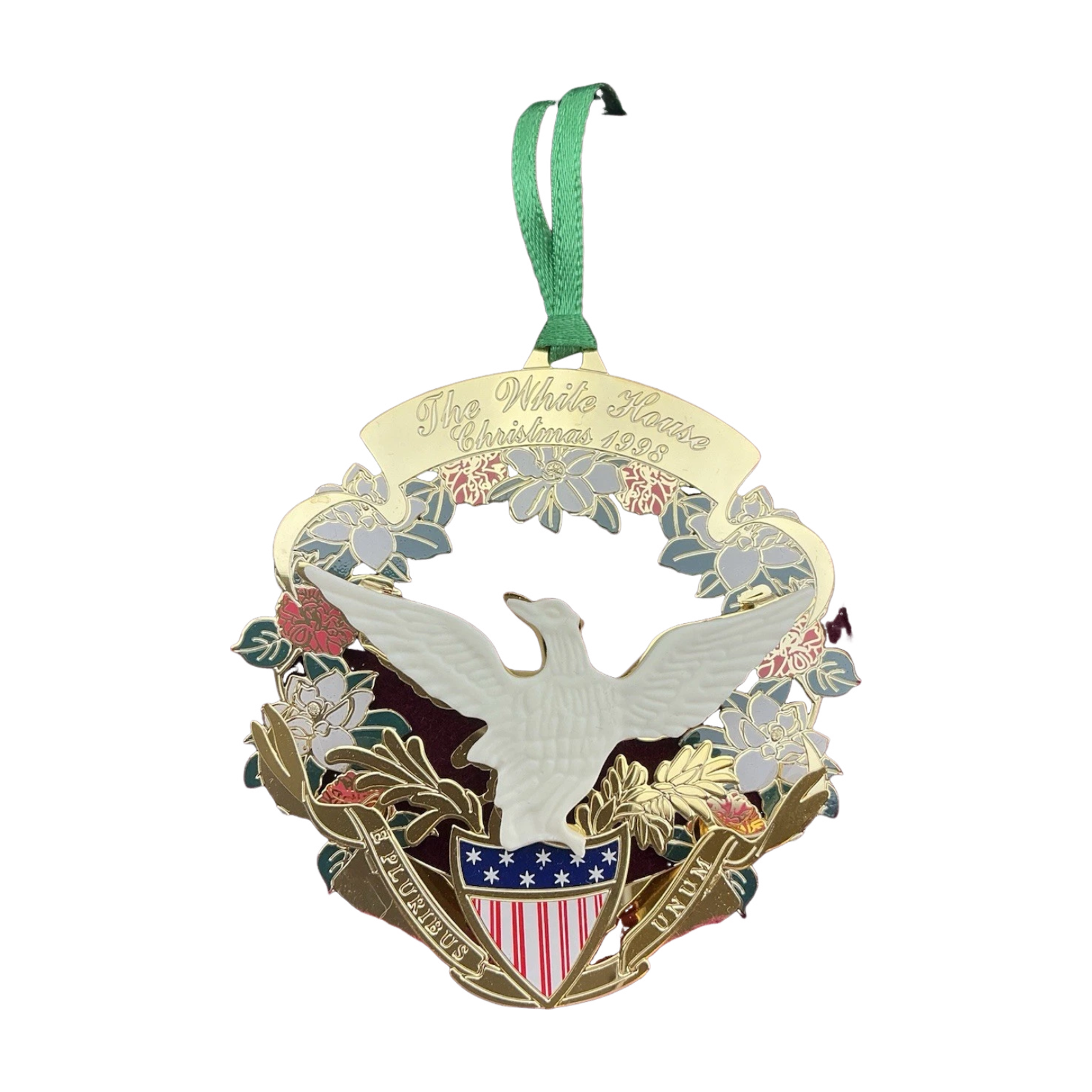 1998 White Bird Ornament: James Buchanan Administration Symbol - 15th President
