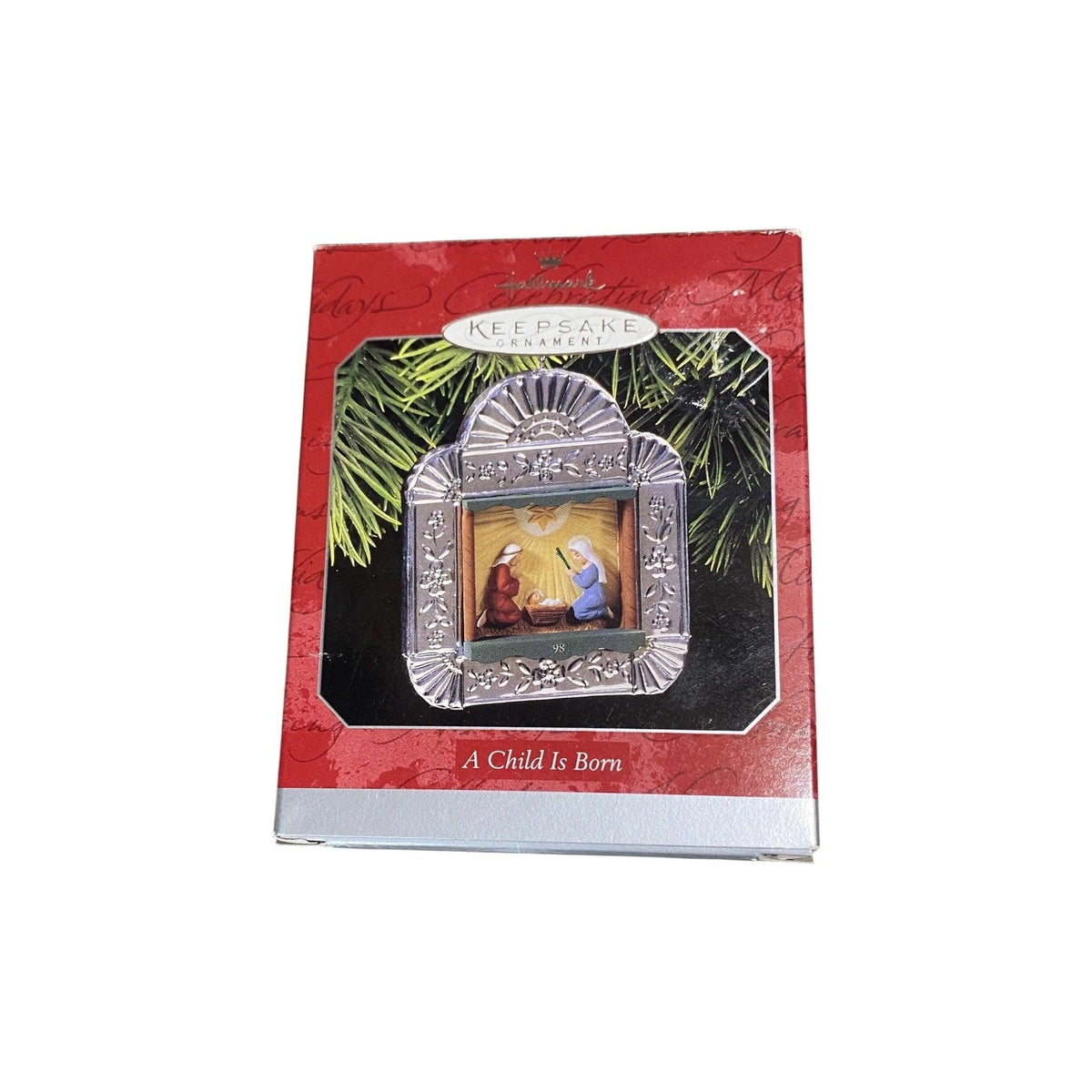 1998 A Child Is Born Hallmark Ornament (Jesus) QX6176 Image2
