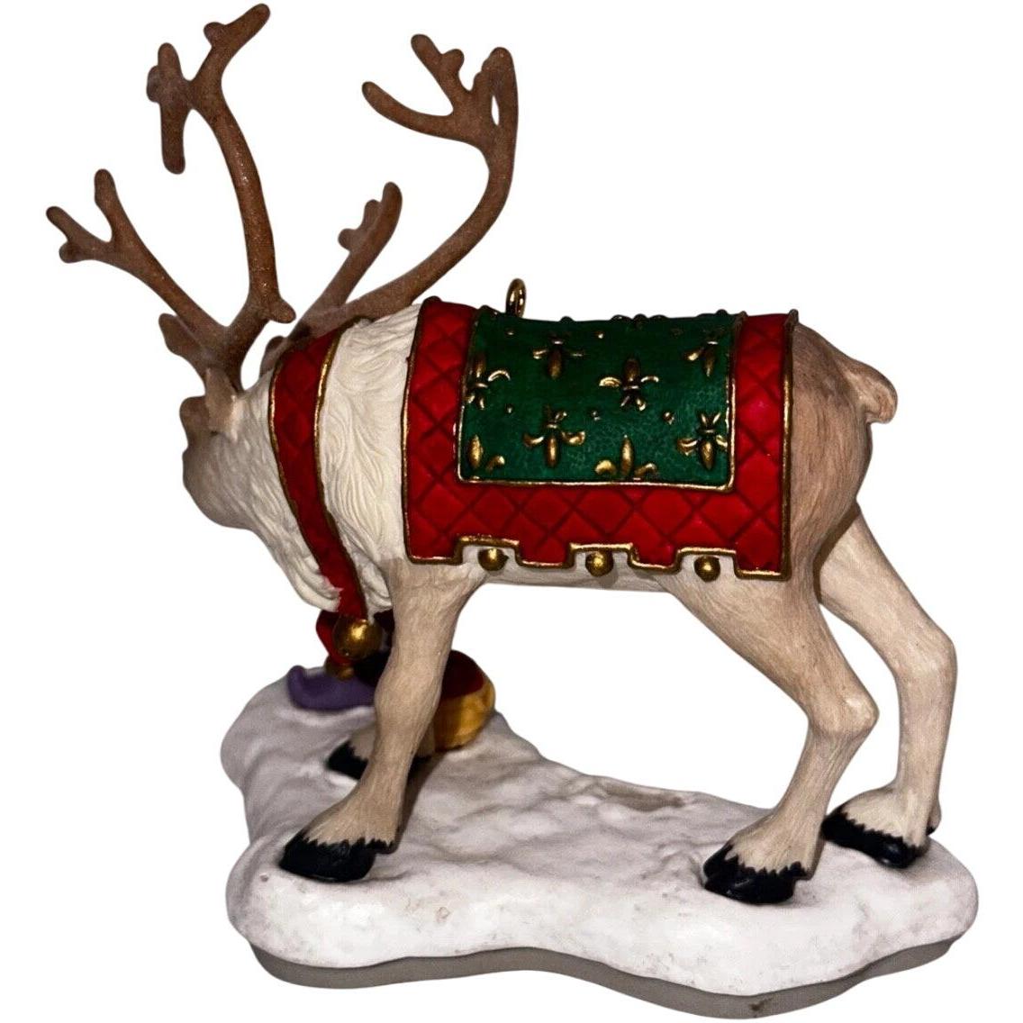 1998 A Late-Night Snack Hallmark Ornament (Reindeer) QXC4536