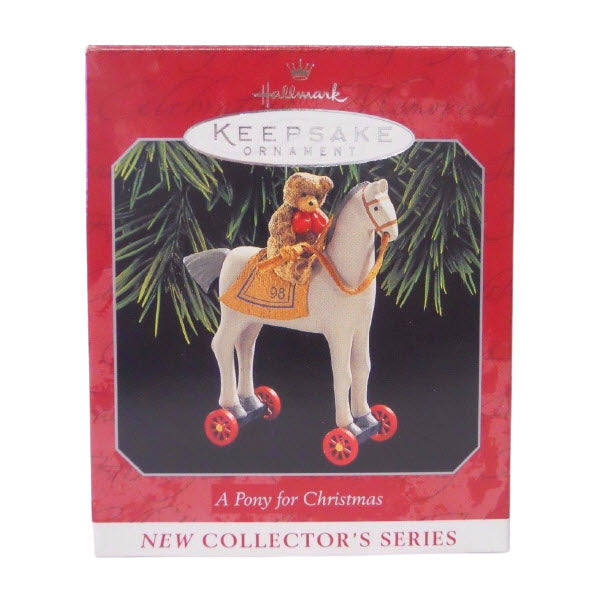 1998 A Pony for Christmas Hallmark Ornament (A Pony for Christmas) QX6316