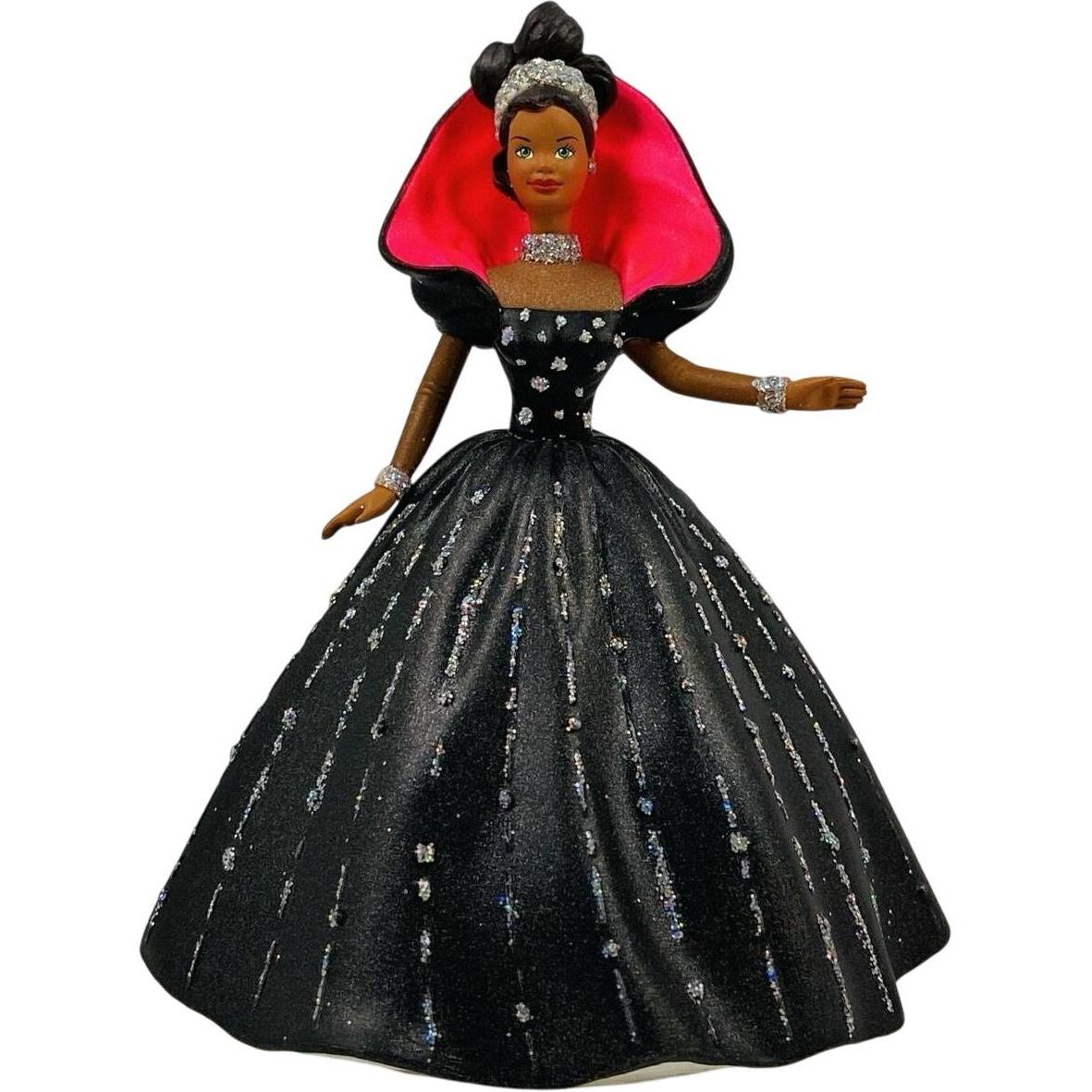 1998 African American Holiday Barbie Hallmark Ornament (African-American Barbie) QX6936