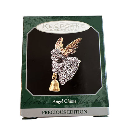 1998 Angel Chime Hallmark Ornament (Precious Editions) QXM4283